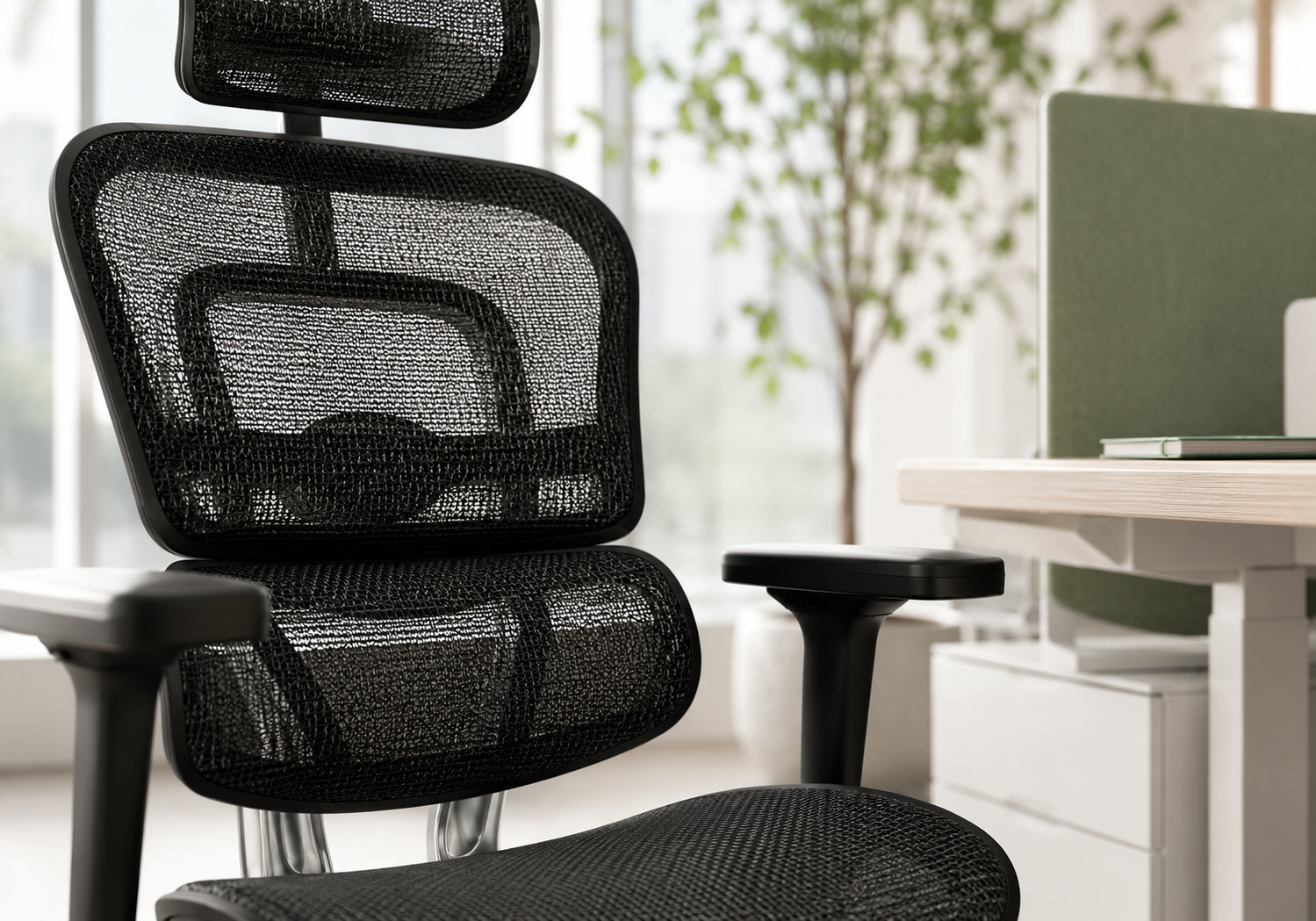 Poltrona ufficio ergonomica Techgreen operativa